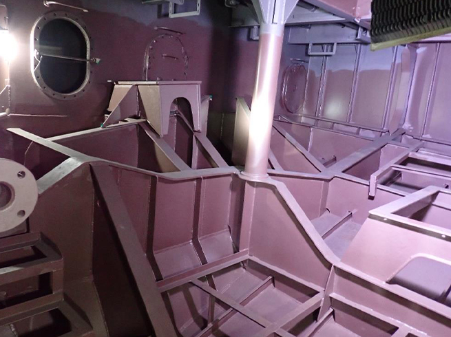 Menawethan-Steering-Gear-Compartment-Painting-progress-220425